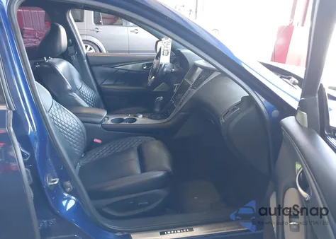 2018 Infiniti Q50 3.0T Red Sport 400 z USA, uszkodzony, nr VIN JN1FV7ARXJM481230